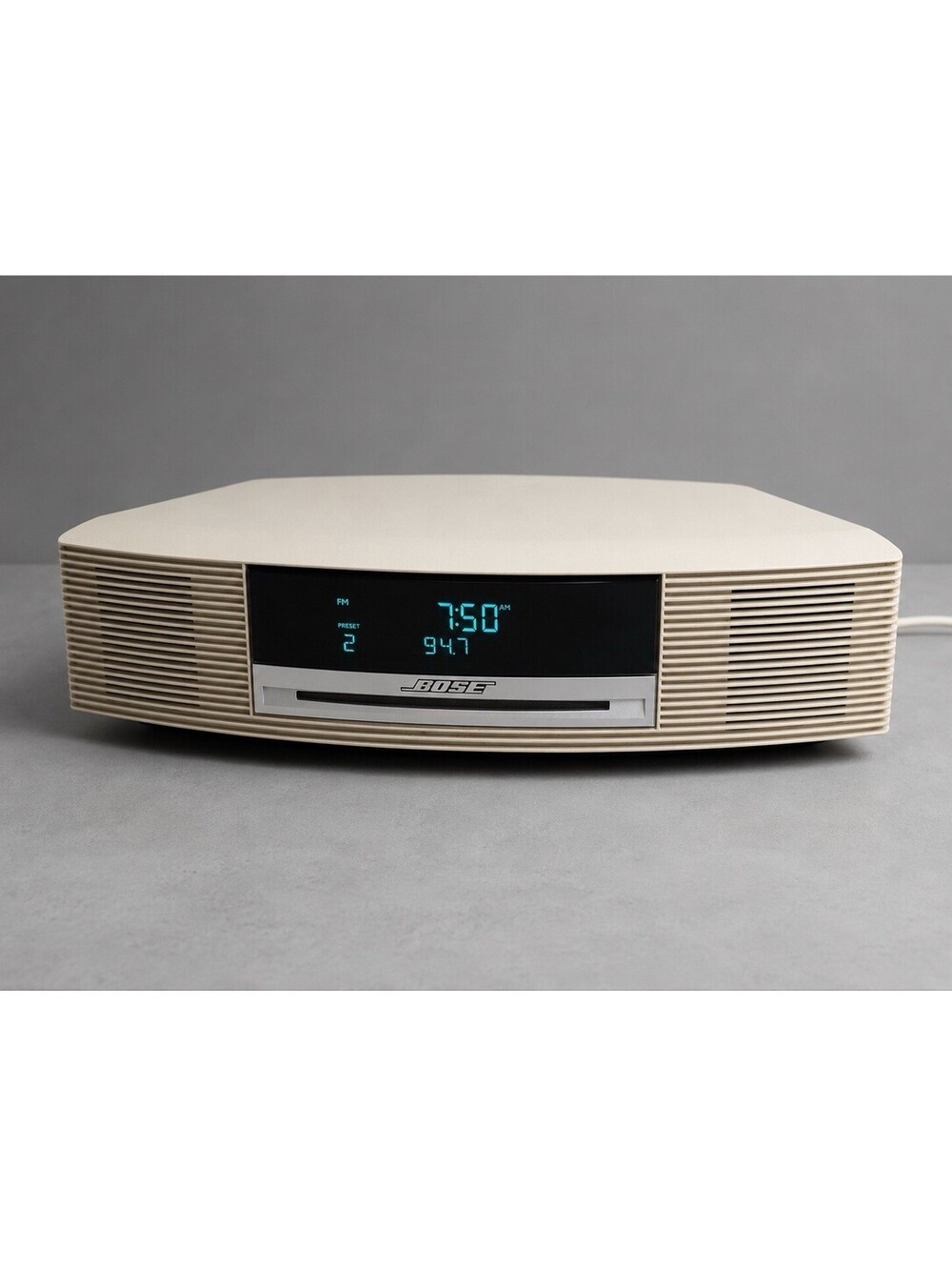 Bose Wave Radio Music System AWRCC2 White Parts Only Radio Works CD Does Not